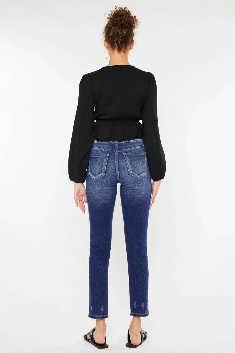 Alanis High Rise Straight Leg Jeans