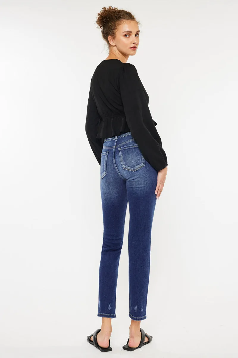 Alanis High Rise Straight Leg Jeans