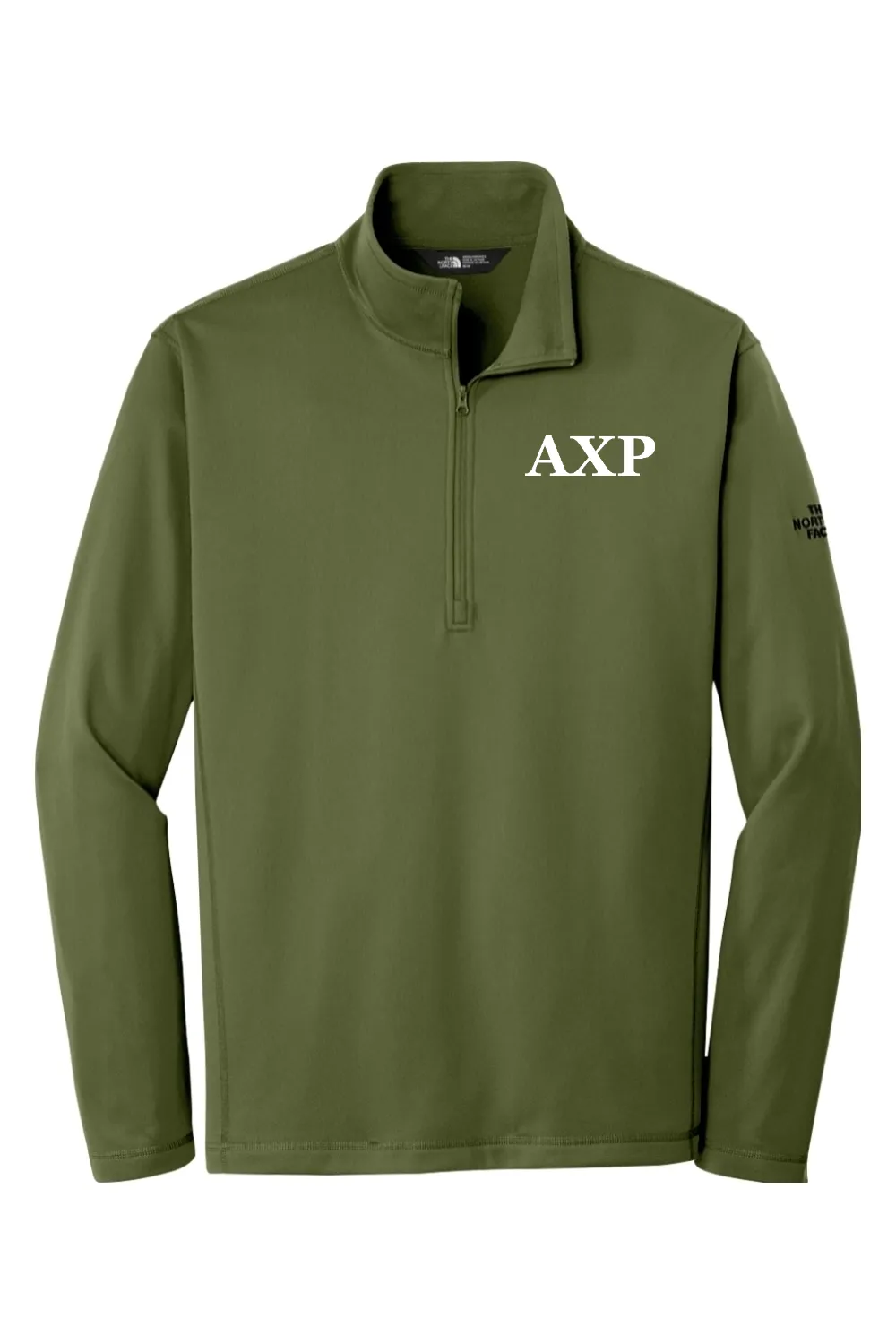 Alpha Chi Rho - North Face 1/4-Zip Fleece - White Embroidered Letters