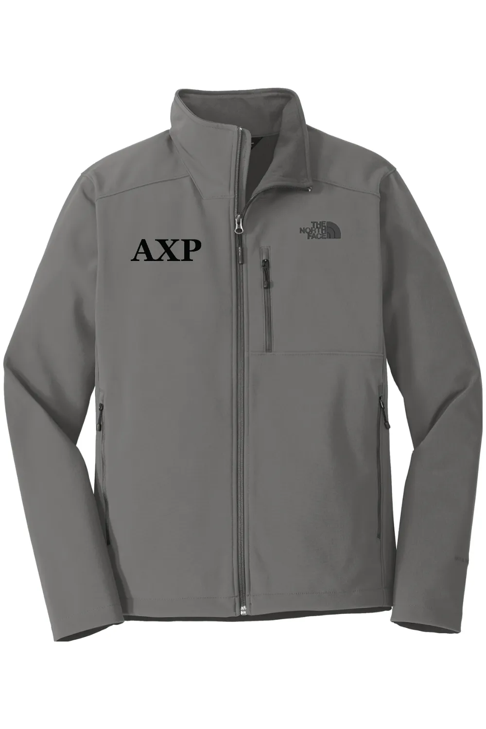 Alpha Chi Rho - North Face Apex Barrier Soft Shell Jacket - Black Embroidered Letters