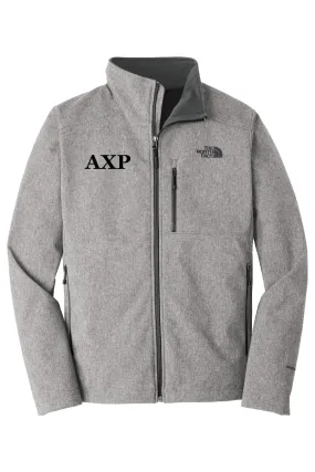 Alpha Chi Rho - North Face Apex Barrier Soft Shell Jacket - Black Embroidered Letters