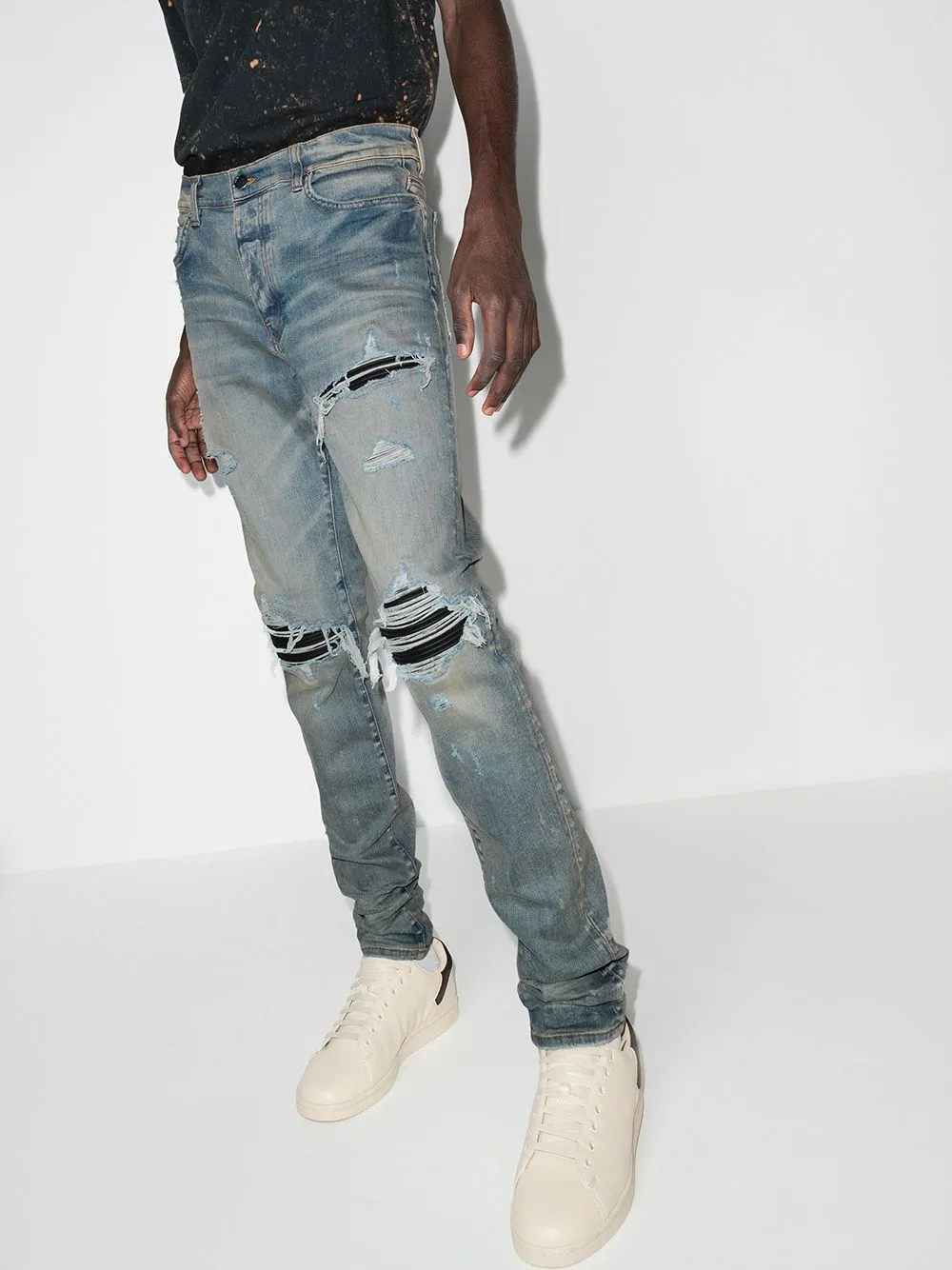 AMIRI MX1 Distressed-Effect Skinny Jeans