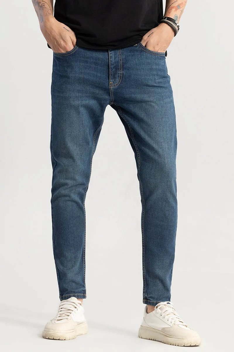 Ankylo Aegean Blue Skinny Fit Jeans