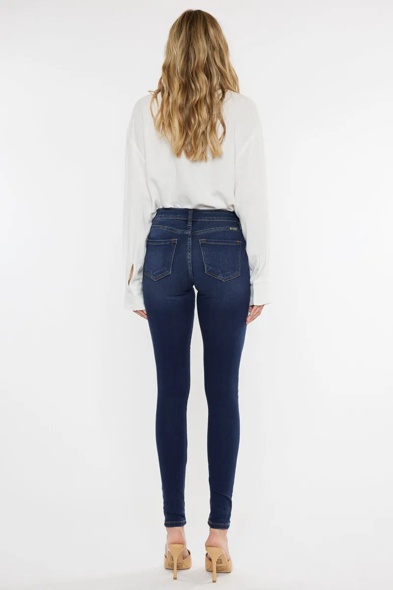 Annaka Mid Rise Super Skinny Jeans