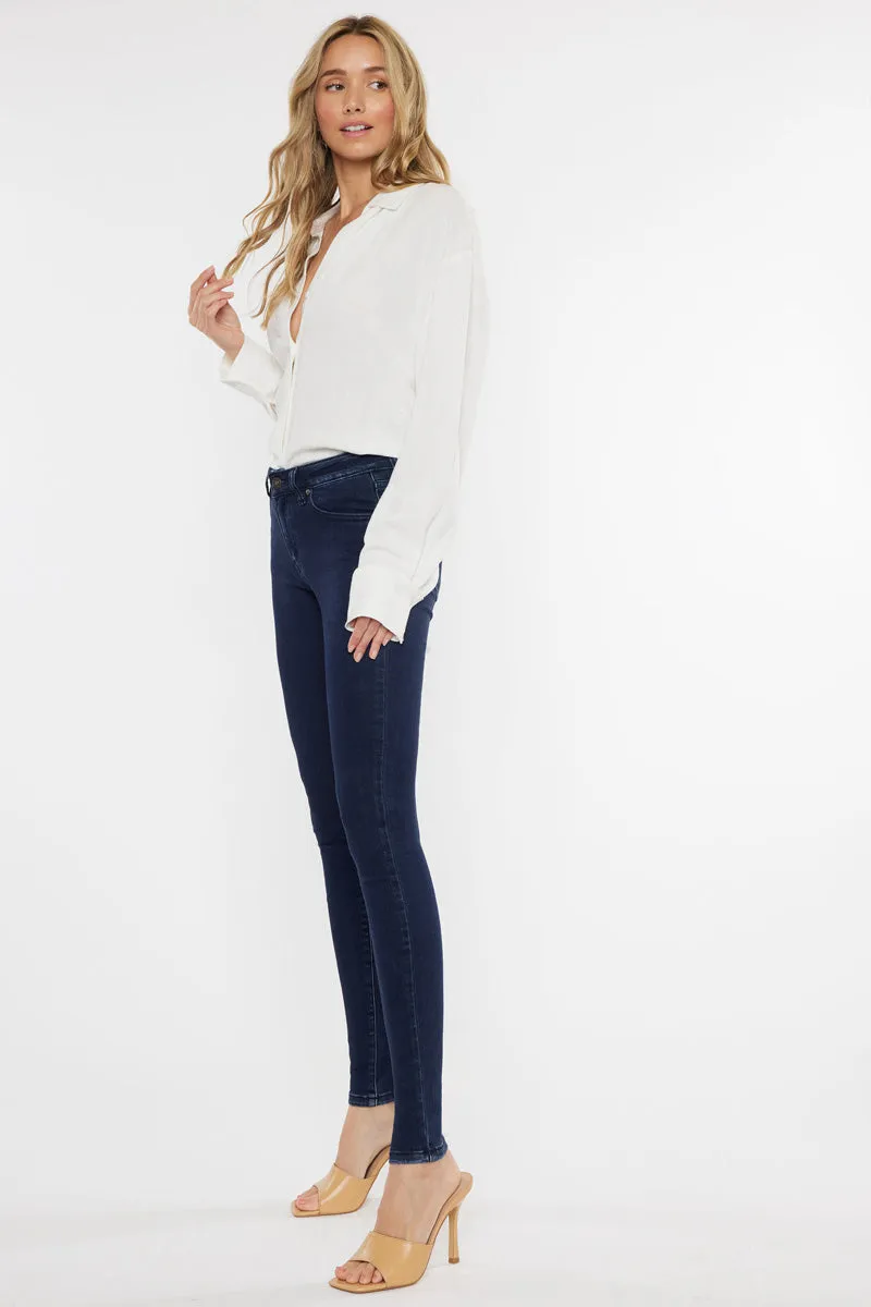 Annaka Mid Rise Super Skinny Jeans