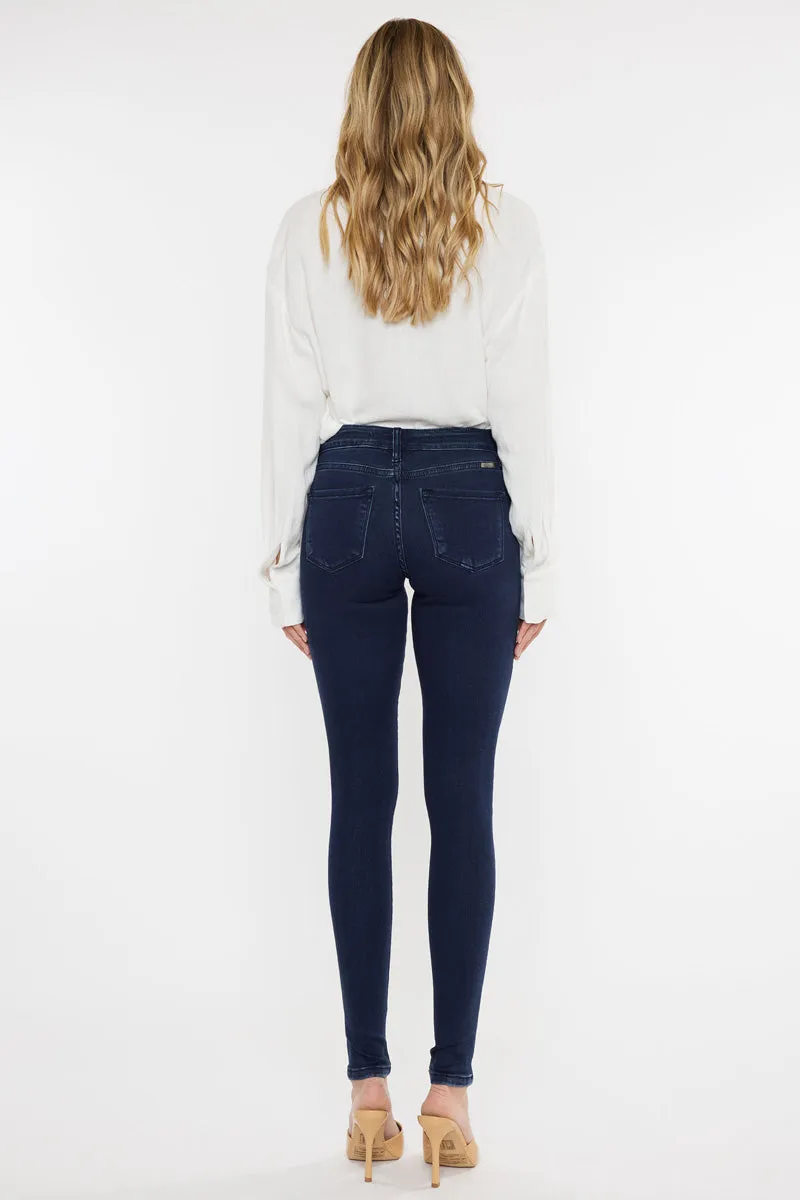 Annaka Mid Rise Super Skinny Jeans