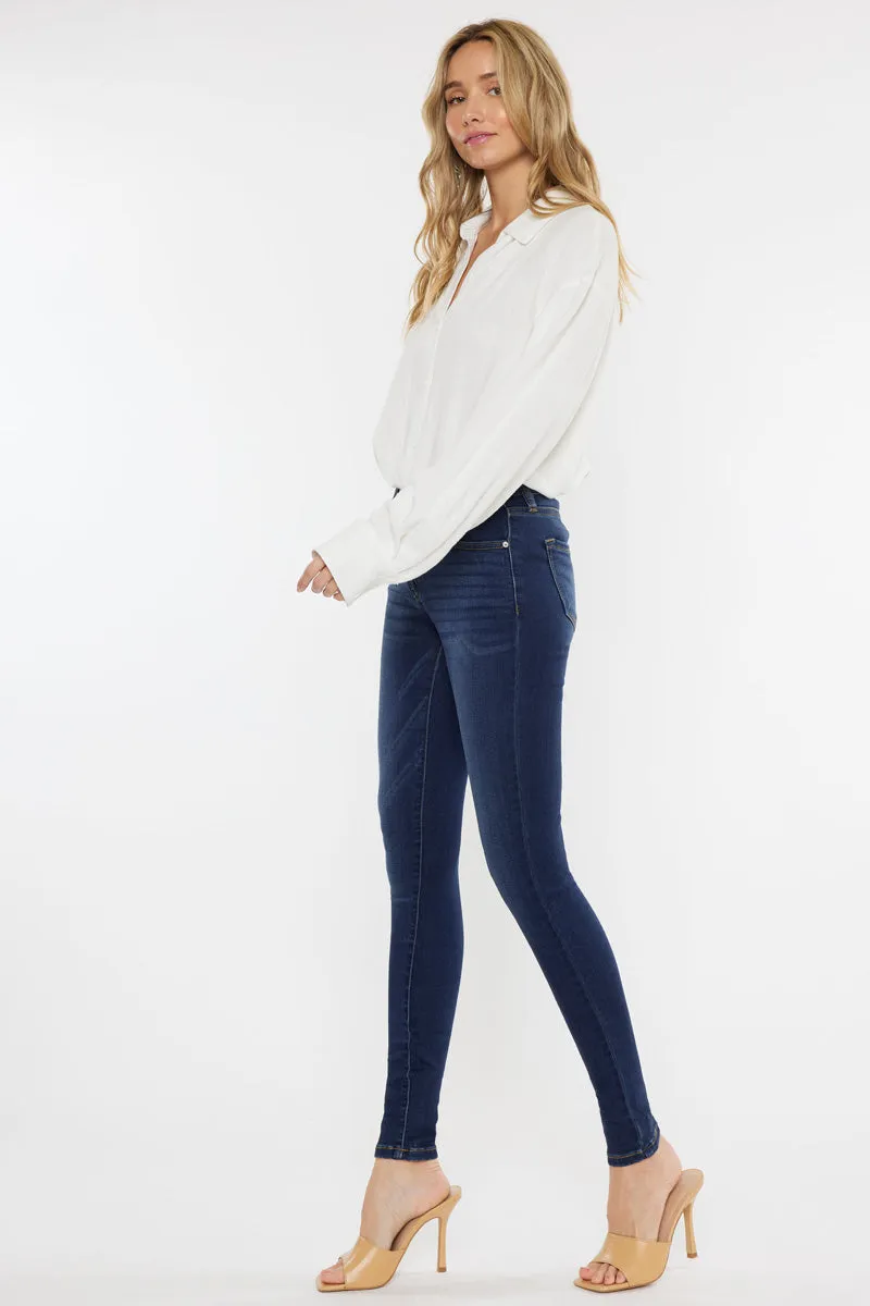 Annaka Mid Rise Super Skinny Jeans