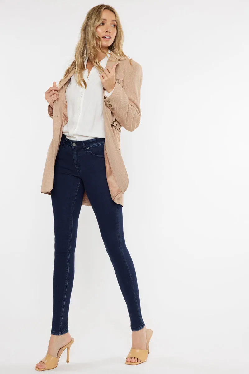 Annaka Mid Rise Super Skinny Jeans