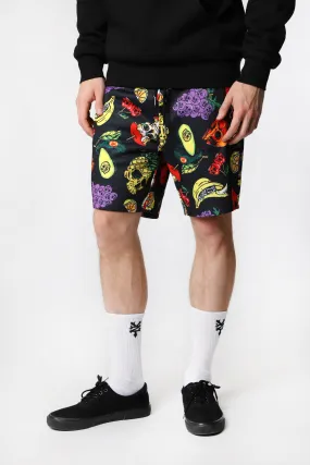 Arsenic Mens Skull Fruit Shorts