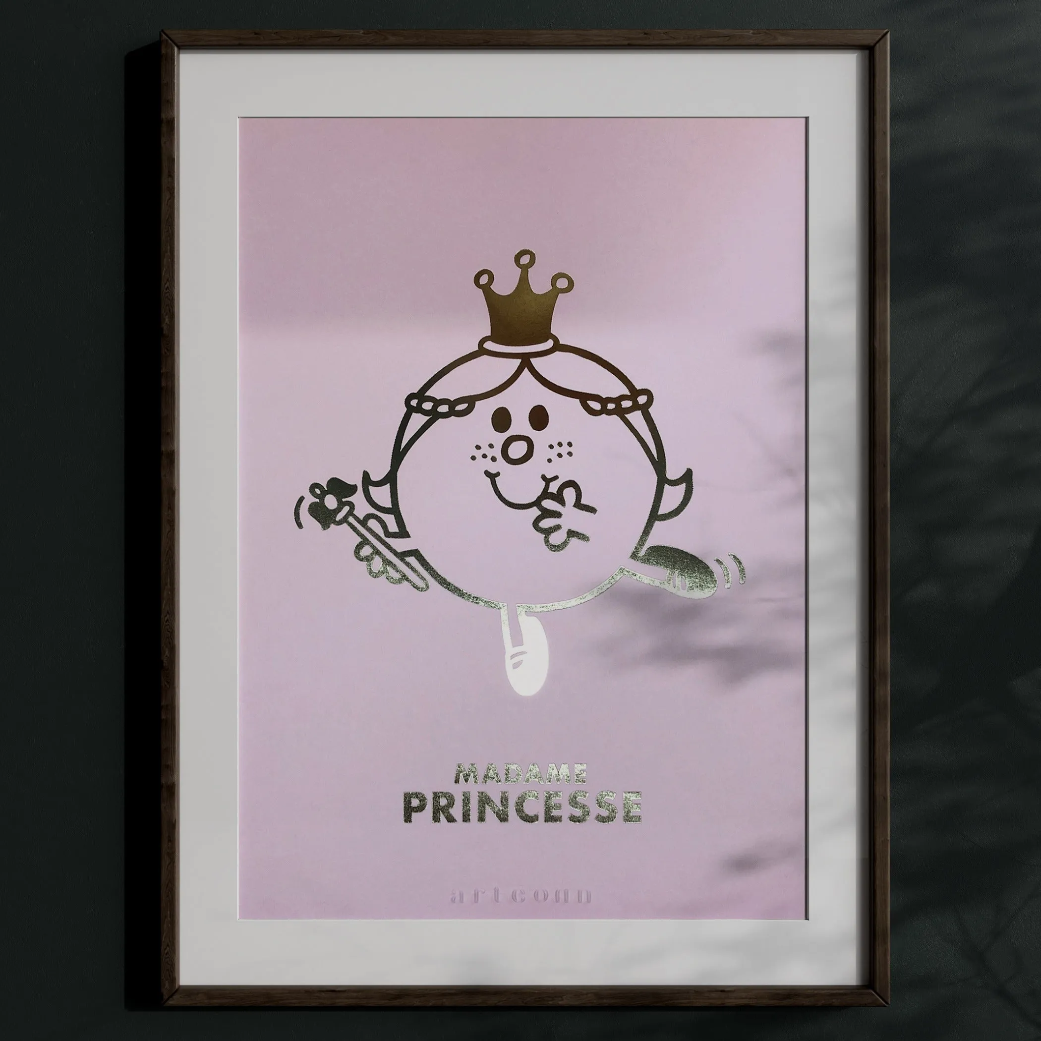 Arteonn Mr. Men & Little Miss Madame Princesse Art Print