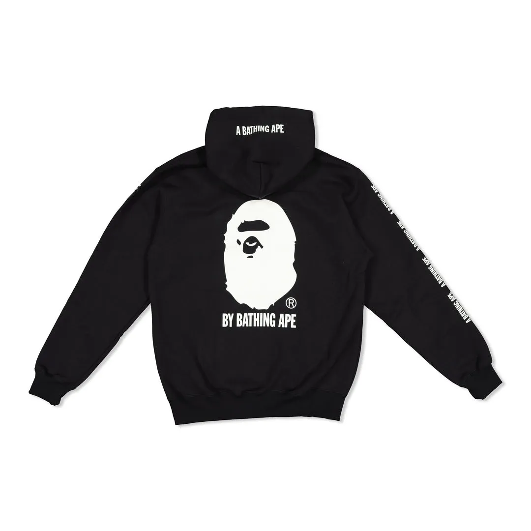 BAPE x CHAMPION BLACK PULL OVER HOODY