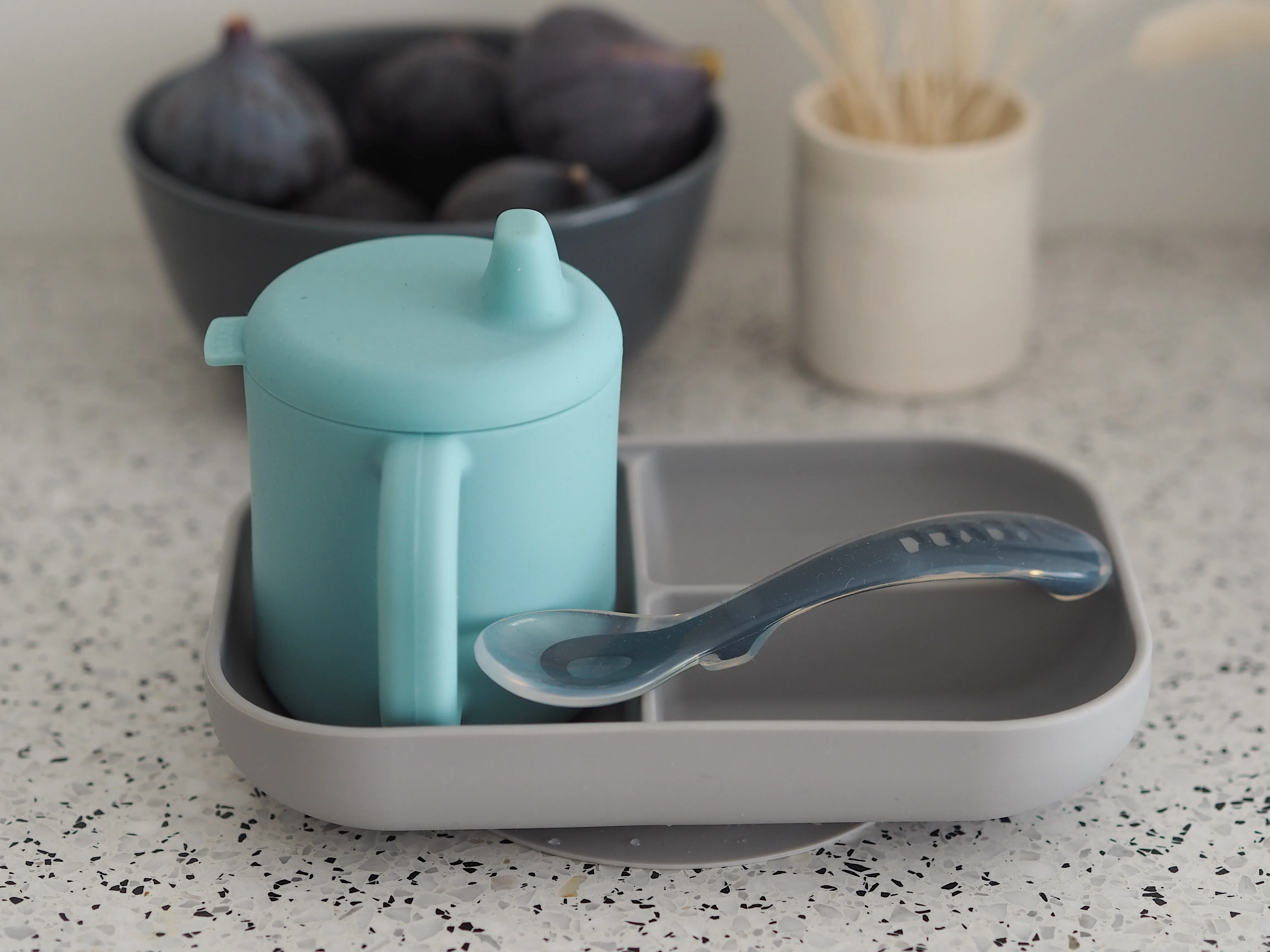 Beaba Silicone Suction Divided Meal Set