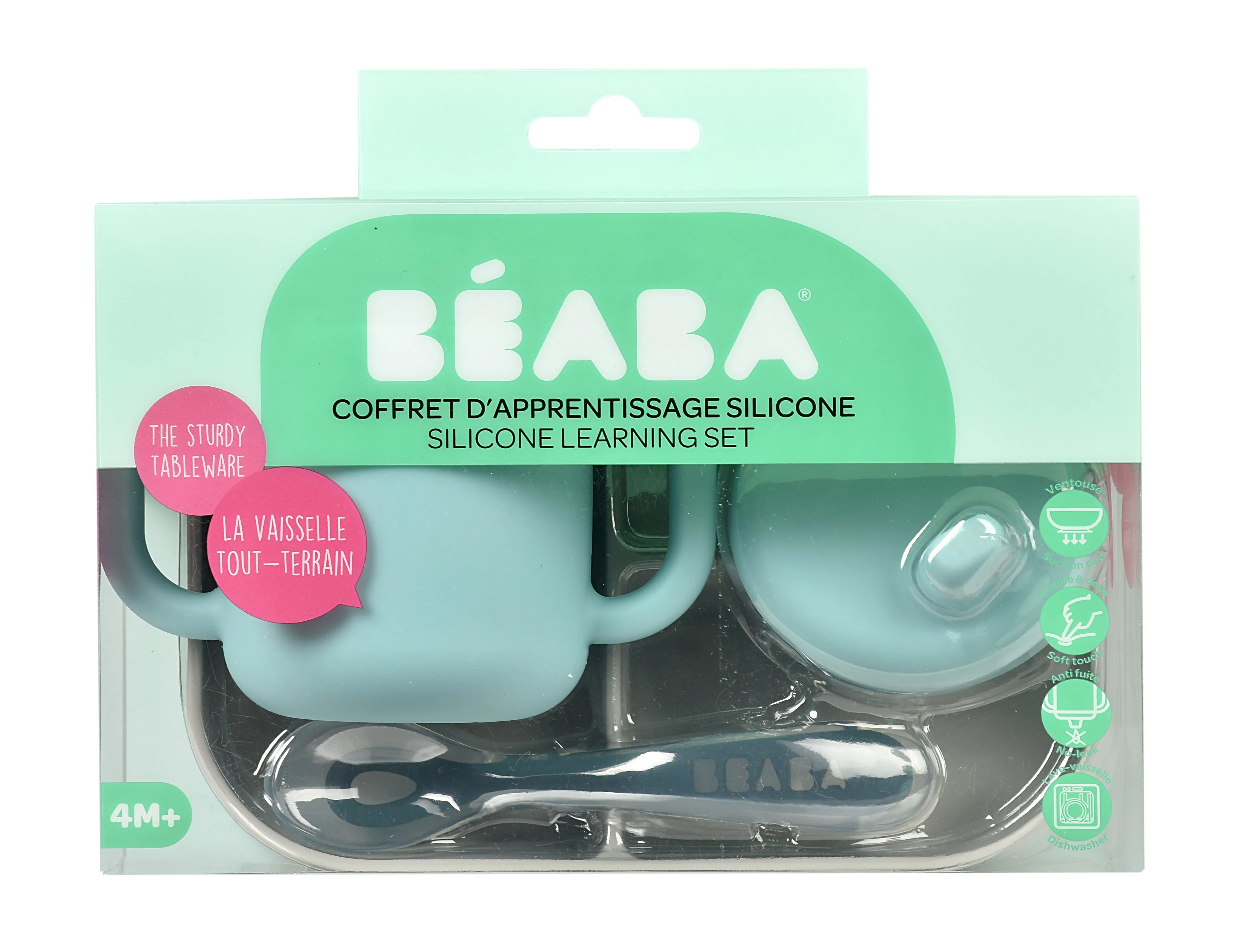 Beaba Silicone Suction Divided Meal Set