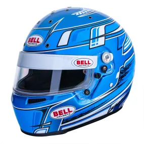 Bell KC7-CMR Champion Blue Kart Helmet  FREE Fleece Helmet Bag