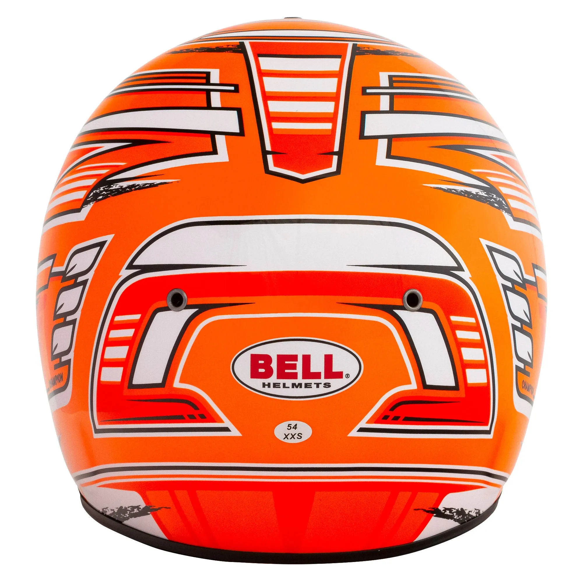 Bell KC7-CMR Champion Orange Kart Helmet  FREE Fleece Helmet Bag