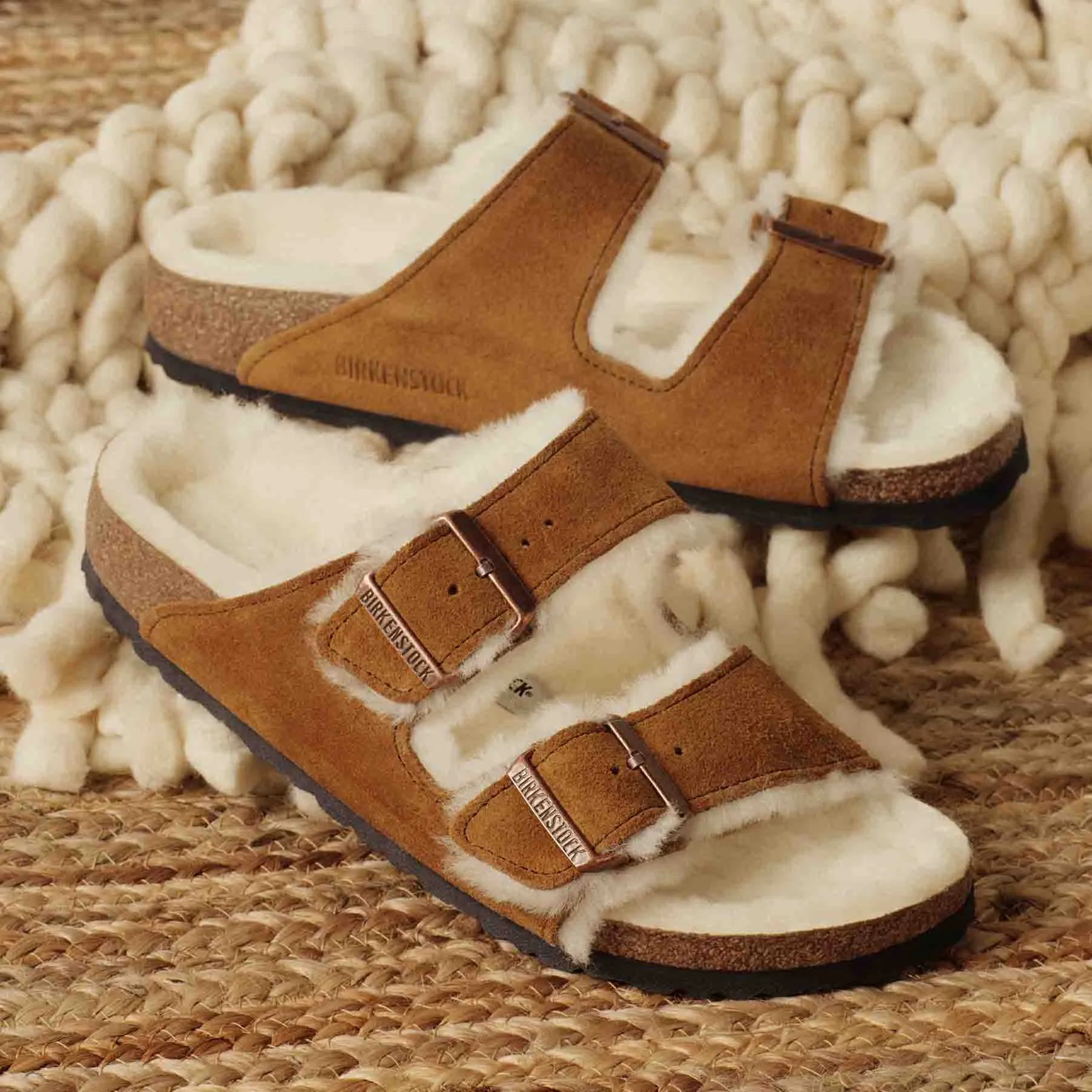 Birkenstock Arizona Sheepskin Mink    