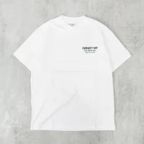 Carhartt WIP Less Troubles Tee - White