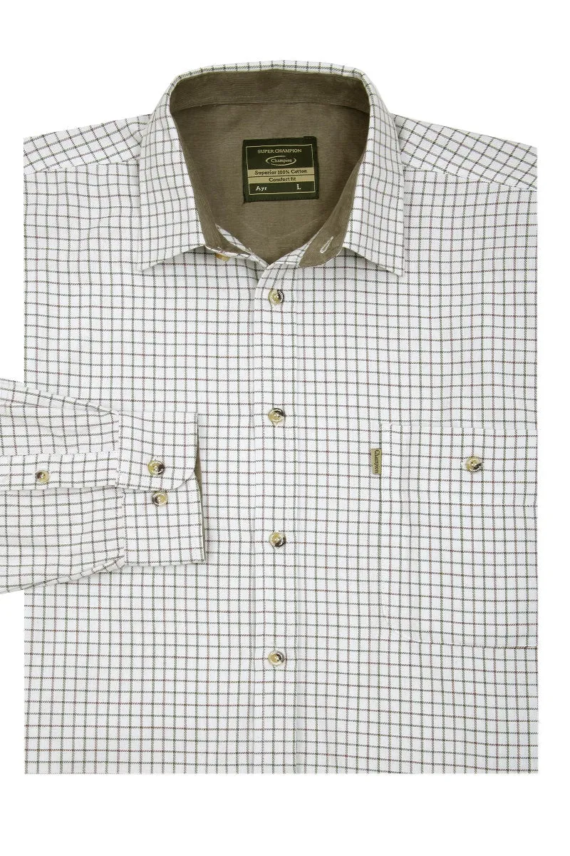 Champion Mens Ayr Shirt-GREEN