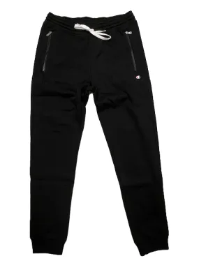 Champion Men's fleece cotton trousers with zip on pockets 218342 KK001 NBK black