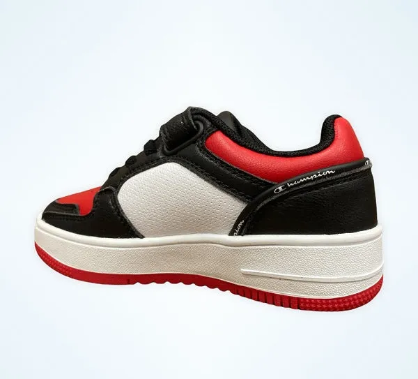 Champion Rebound 2.0 children's sneakers shoe S32259-CHA-KK002 black white red