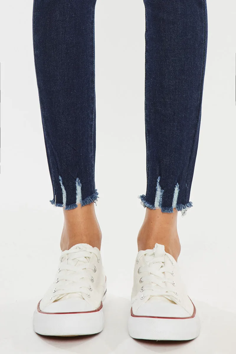 Clove High Rise Ankle Skinny Jeans