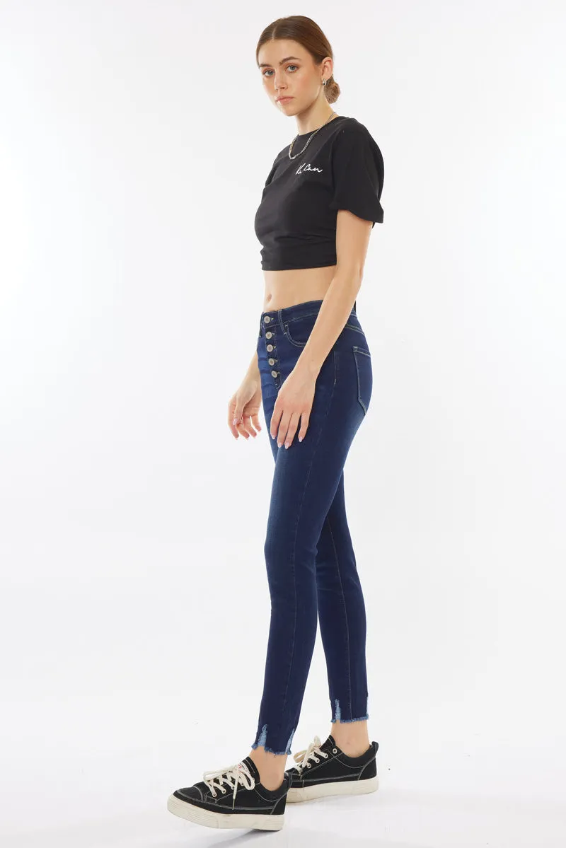 Clove High Rise Ankle Skinny Jeans