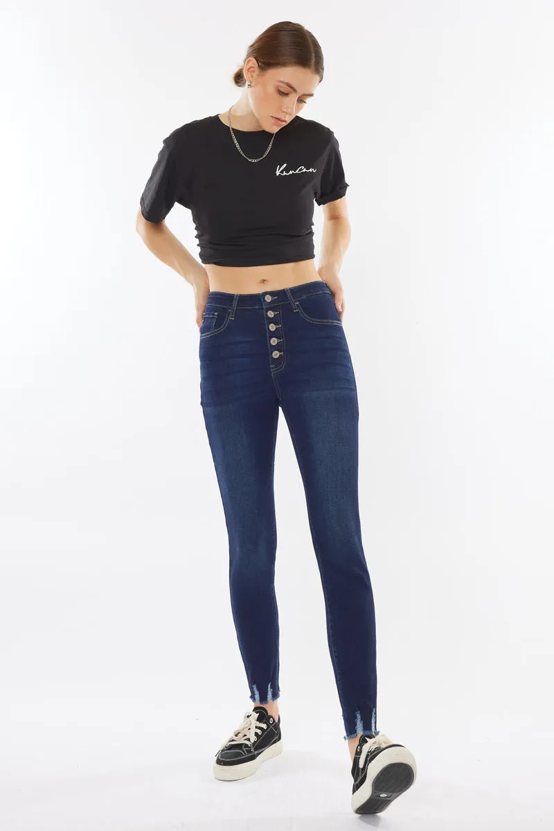 Clove High Rise Ankle Skinny Jeans