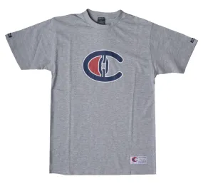 CROOKS & CASTLES C LOGO T-SHIRT H. GREY - TK1860722