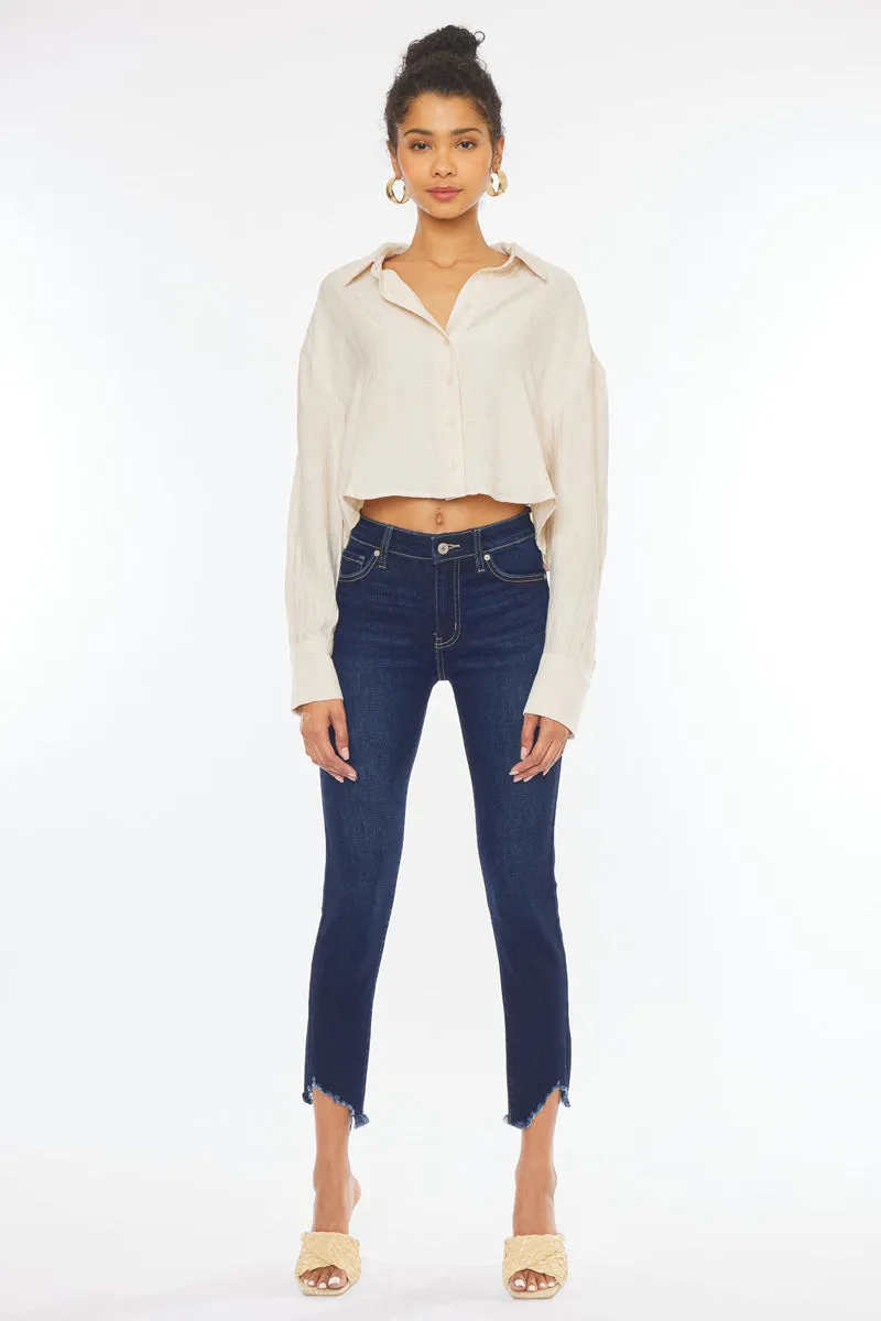 Dayna High Rise Ankle Skinny Jeans