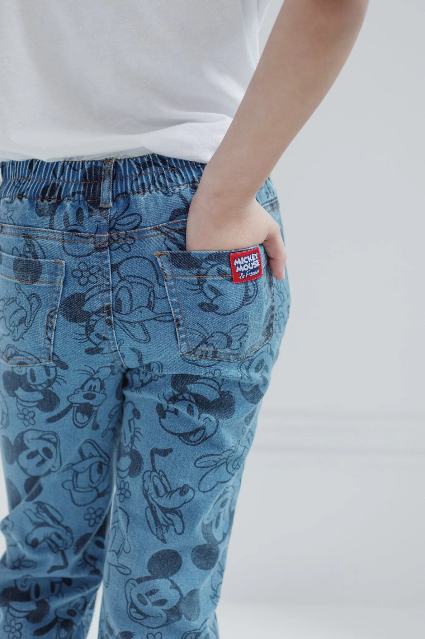 Disney Mickey Mouse Denim Pants Jeans