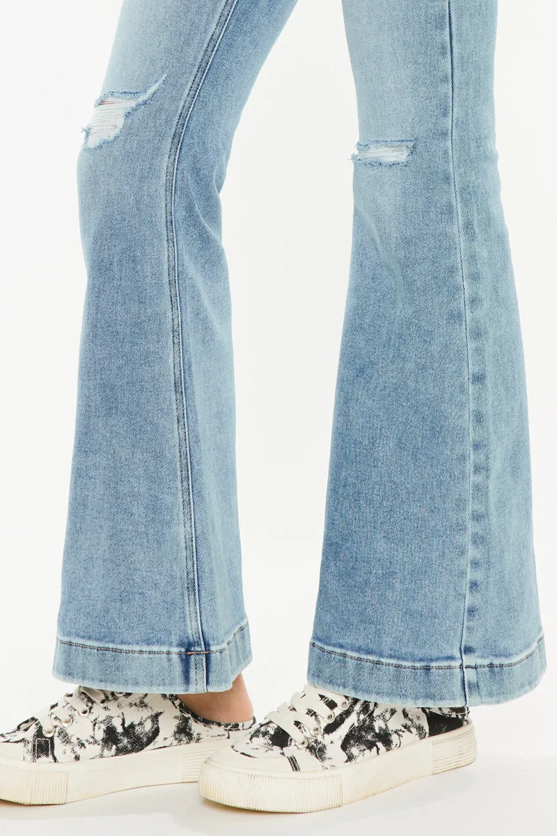 Dixie Ultra High Rise Flare Jeans (Petite)