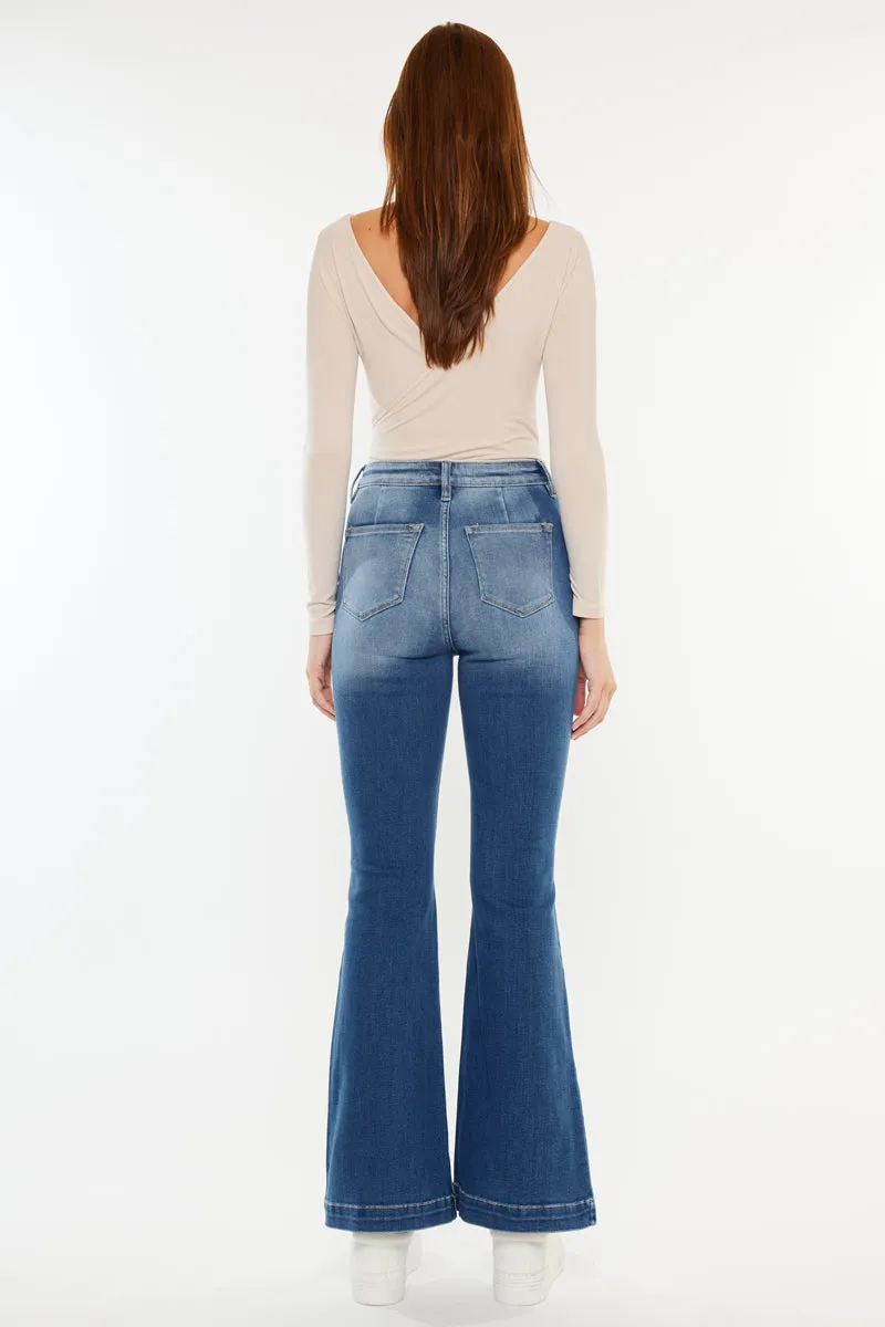 Dixie Ultra High Rise Flare Jeans (Petite)