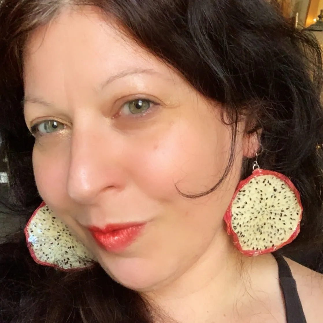 Dragon fruit Earrings