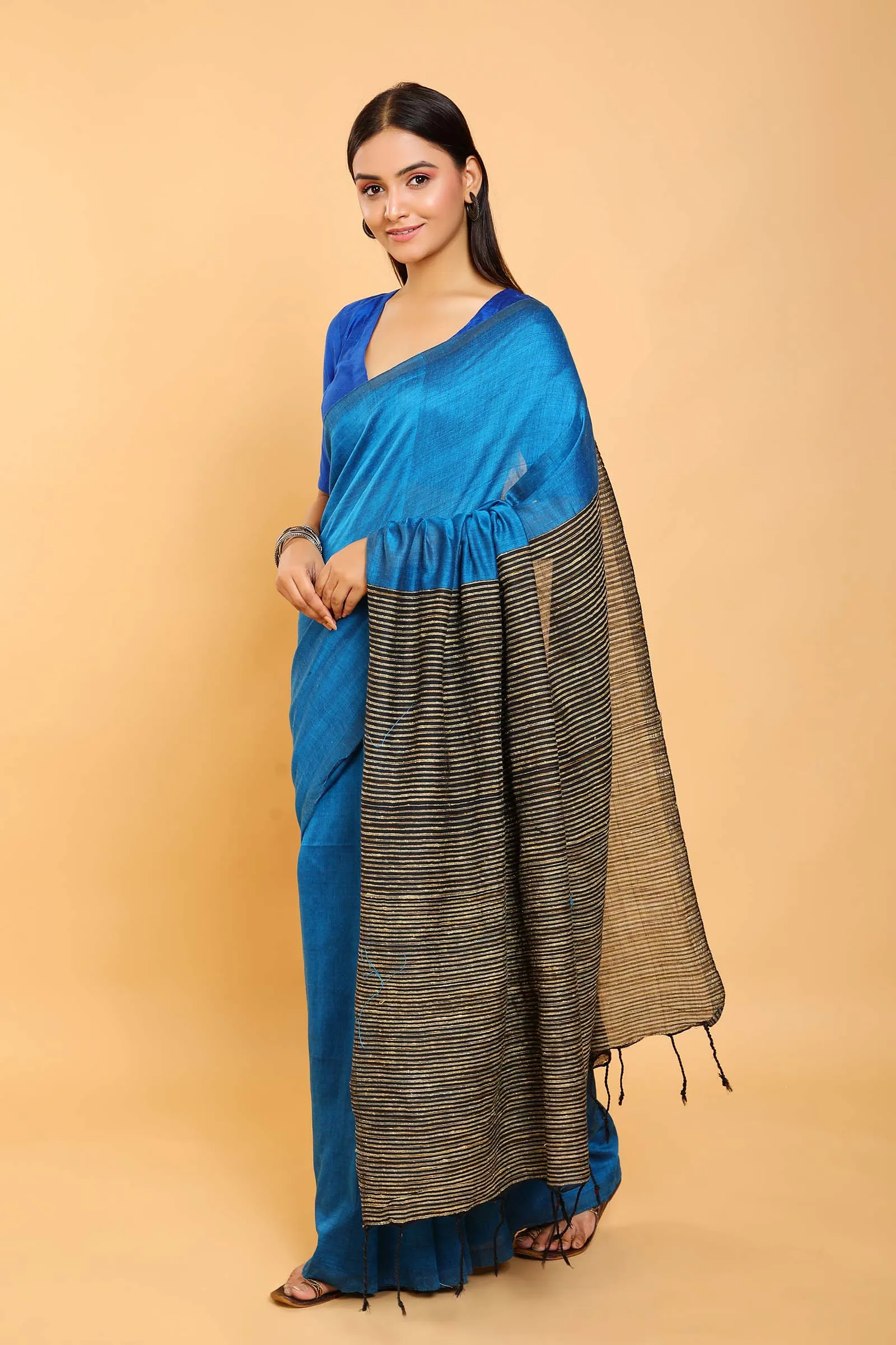 Elysia Cotton Loom Woven Saree