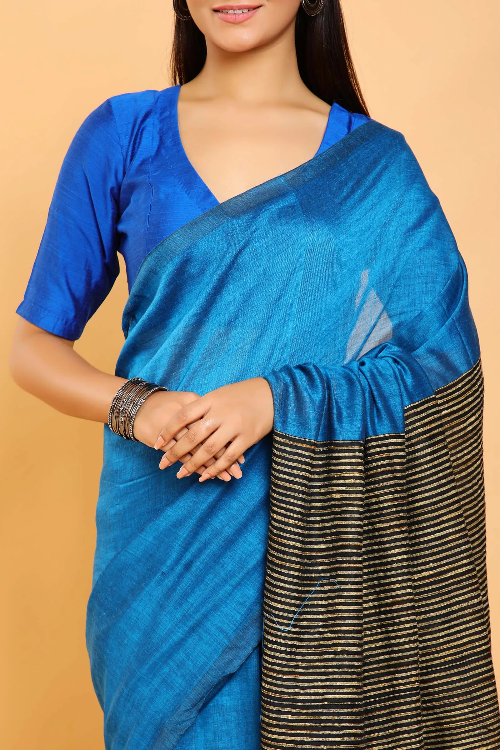 Elysia Cotton Loom Woven Saree