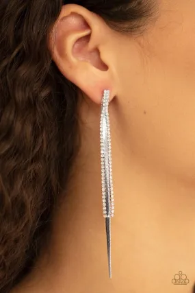 Flavor of the SLEEK White-Earrings