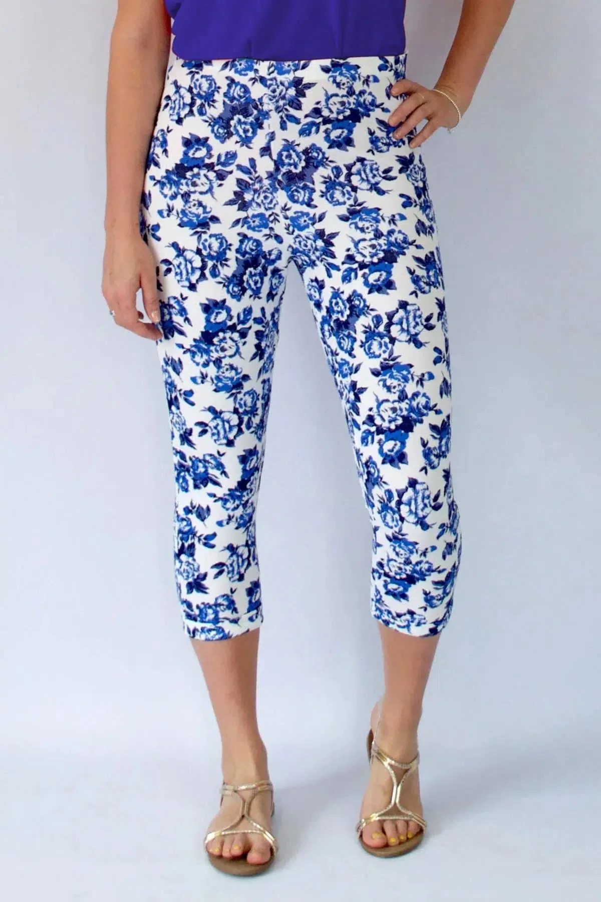 Floral Crop Leggings