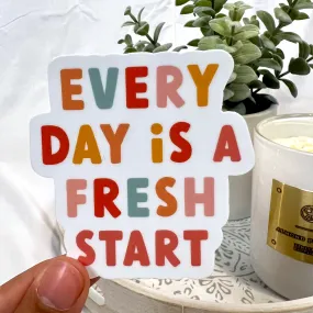 Fresh Start Sticker