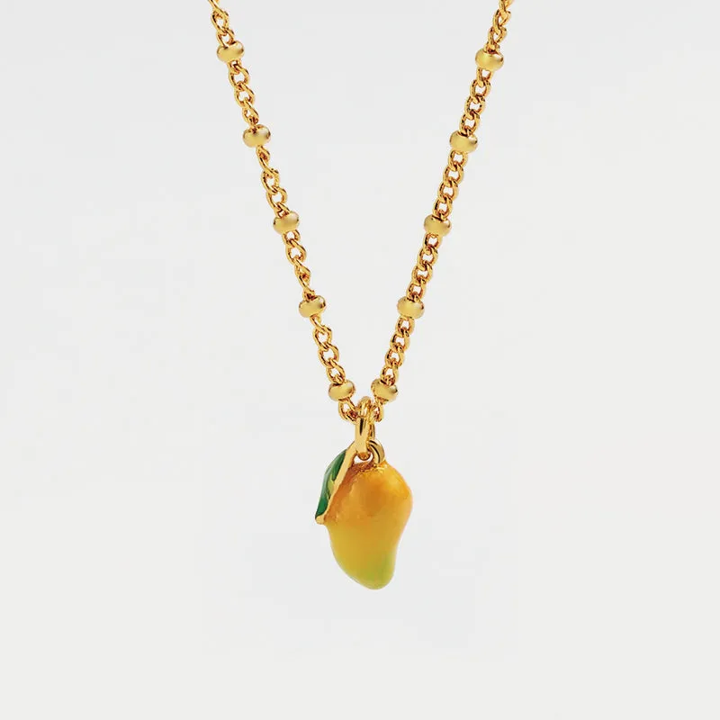 Fruit Enamel Necklace