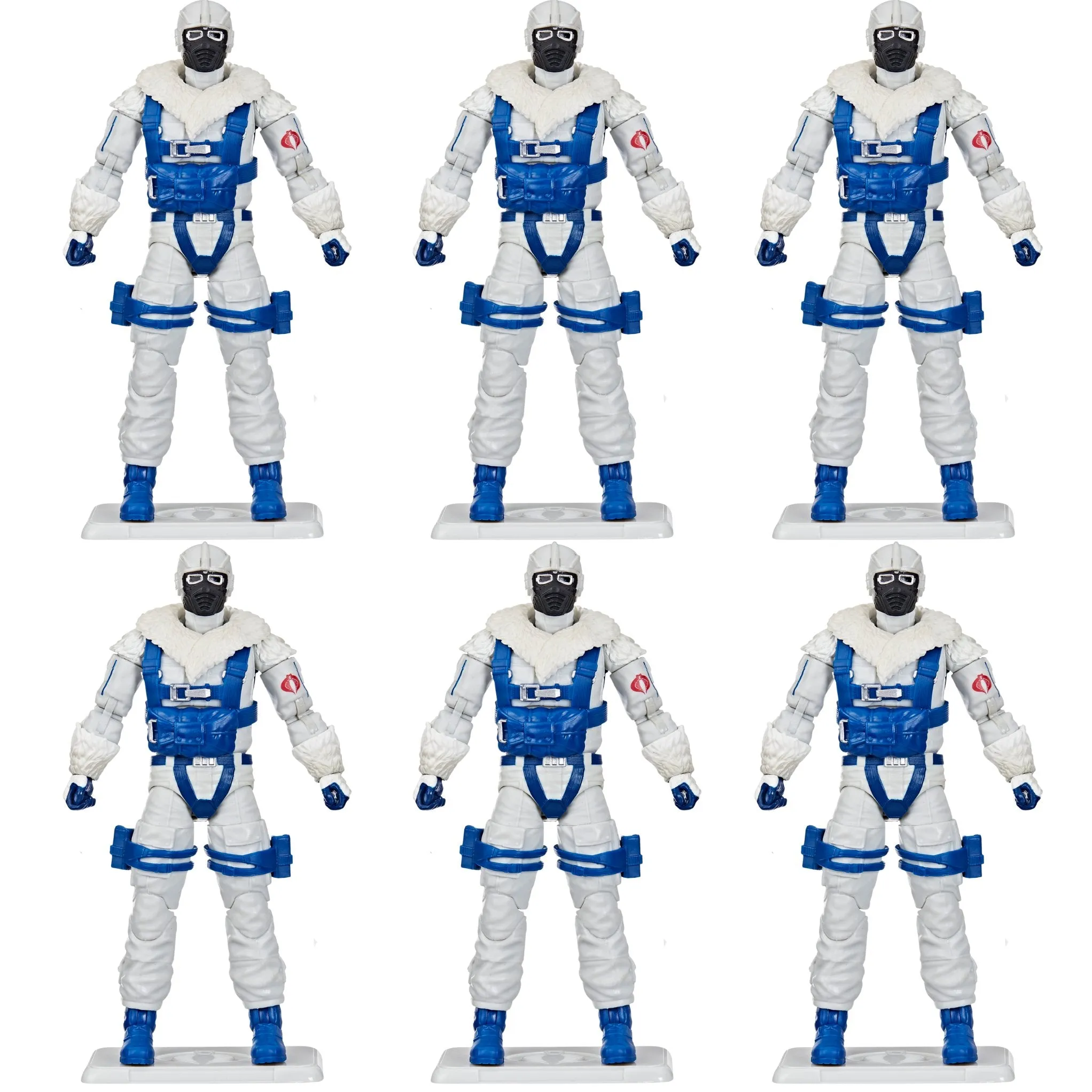 G.I. Joe Classified Retro Snow Serpent ARMY BUILDER SET OF 6!