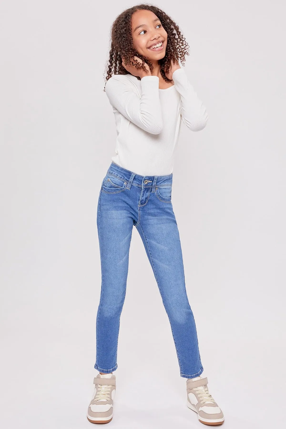 Girls Sustainable WannaBettaFit Skinny Jeans