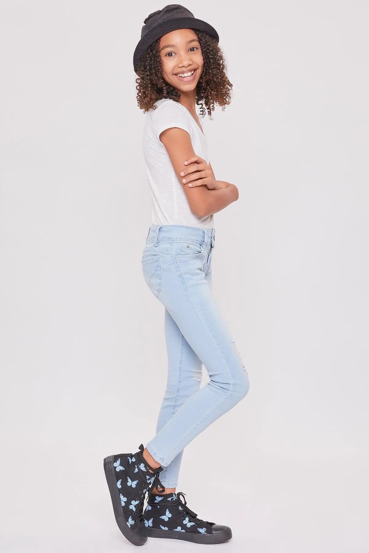 Girls Sustainable WannaBettaFit Skinny Jeans