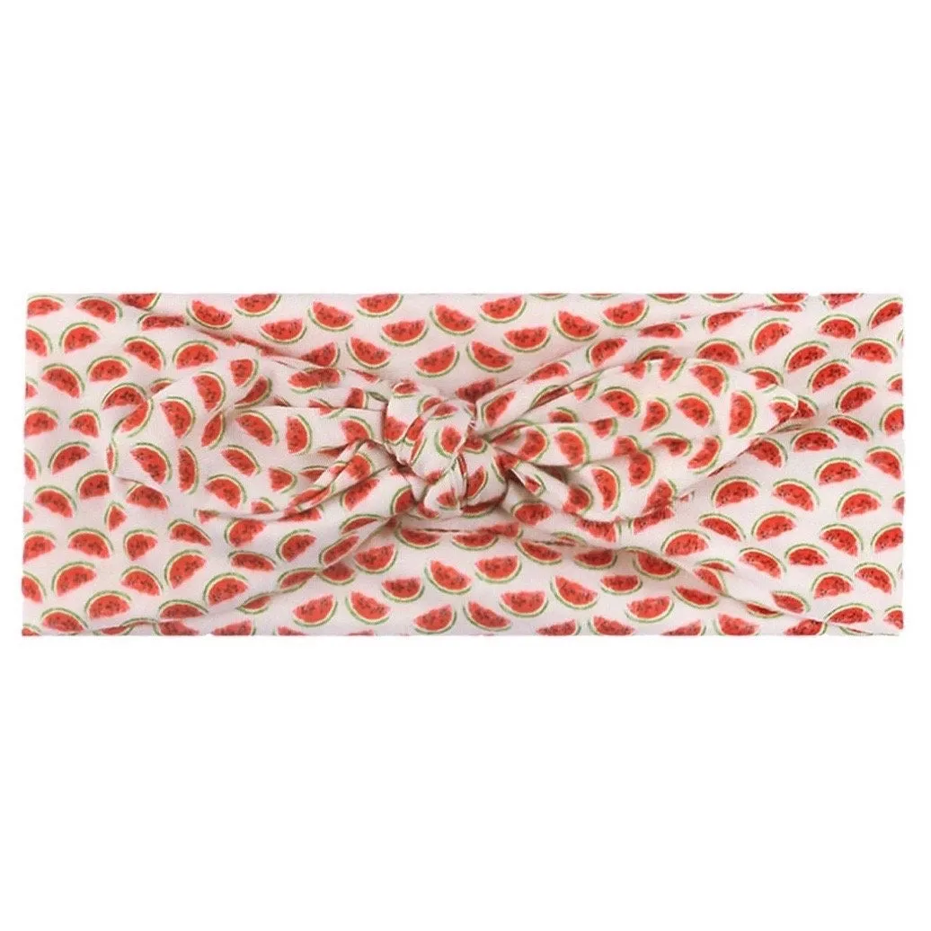 Girls Wide Fruit Print Headband