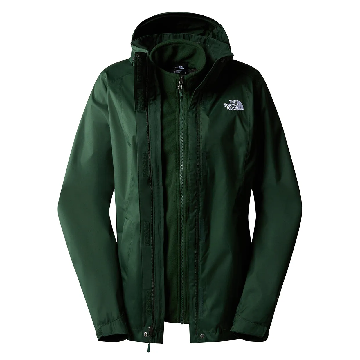 Giubbino Donna The North Face W' Evolve II Triclimate Verde