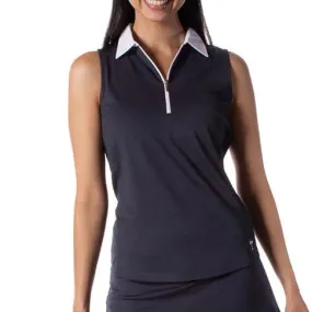 Golftini Polo S/less Contrast Navy