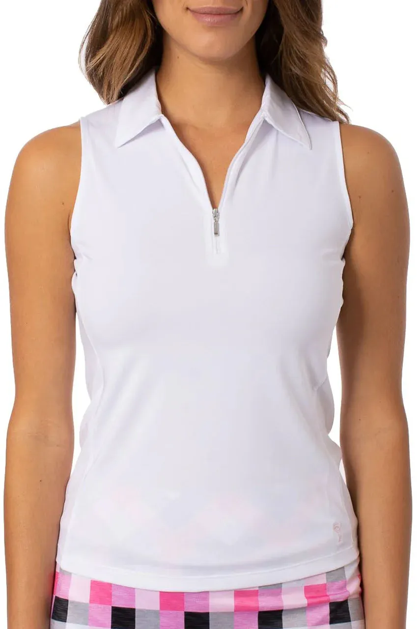 Golftini Polo S/less White