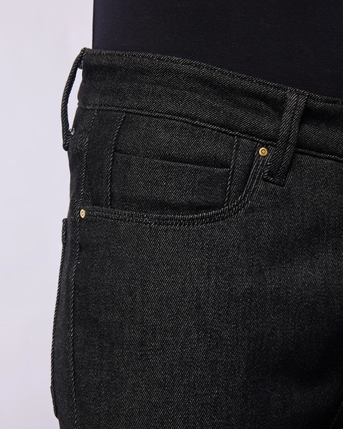 Japanese Binary Black Stretch Jeans