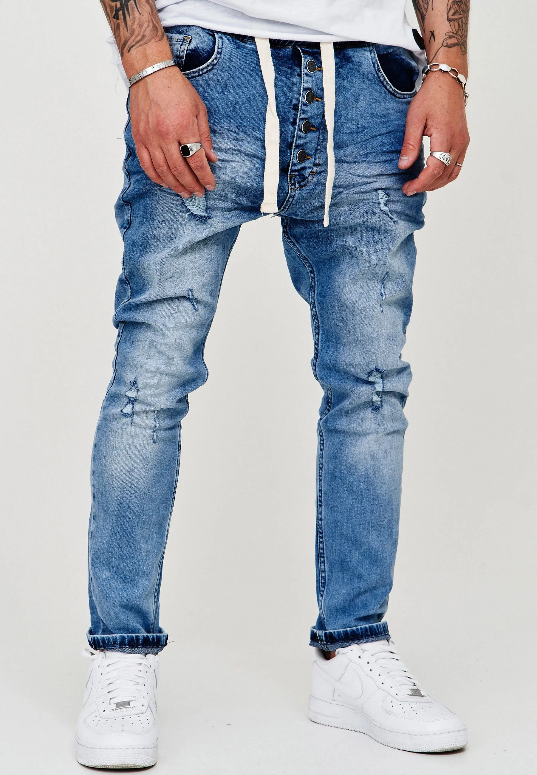 Jogger-Jeans Blau 289