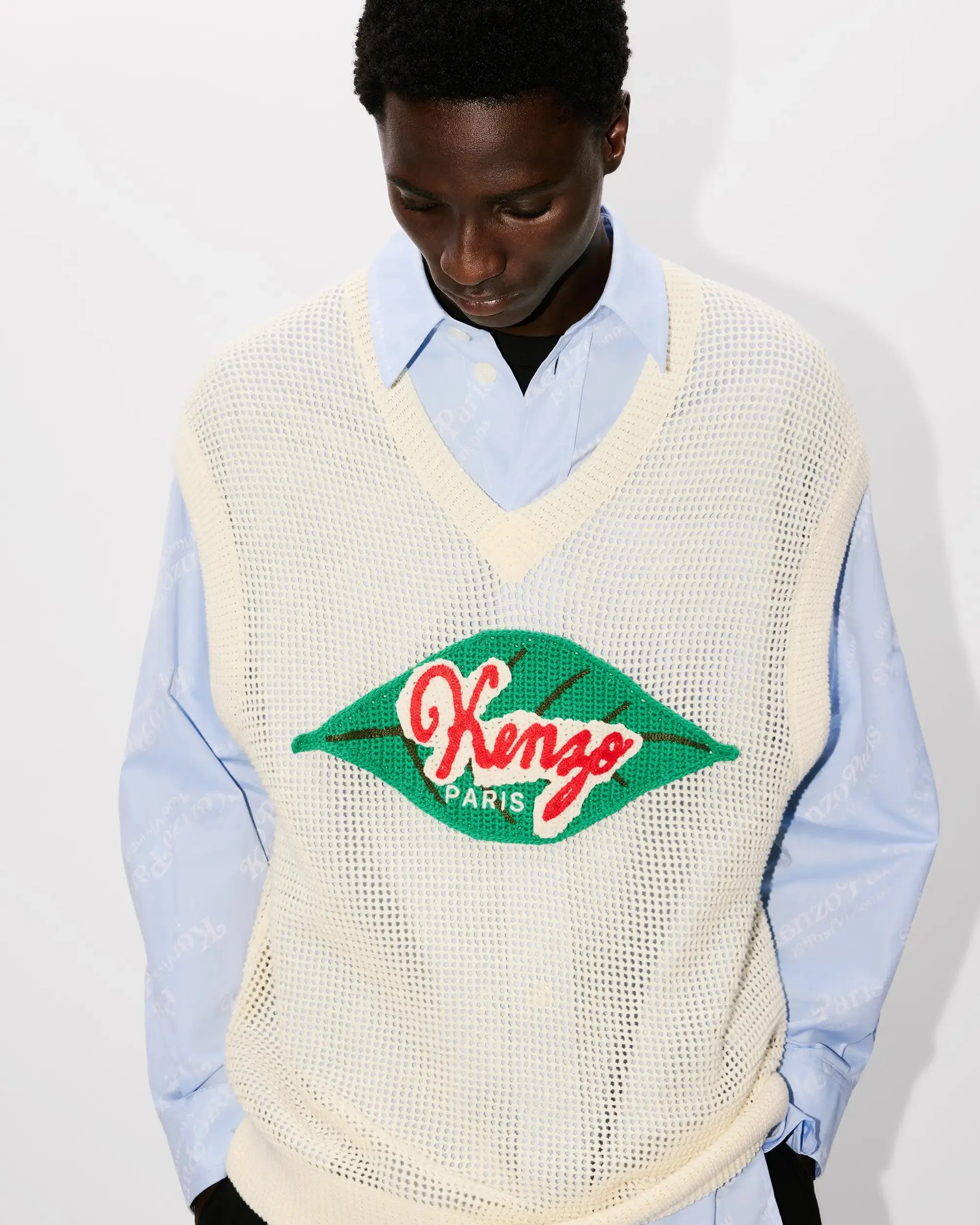 Kenzo Fruit Stickers Vest - Off White