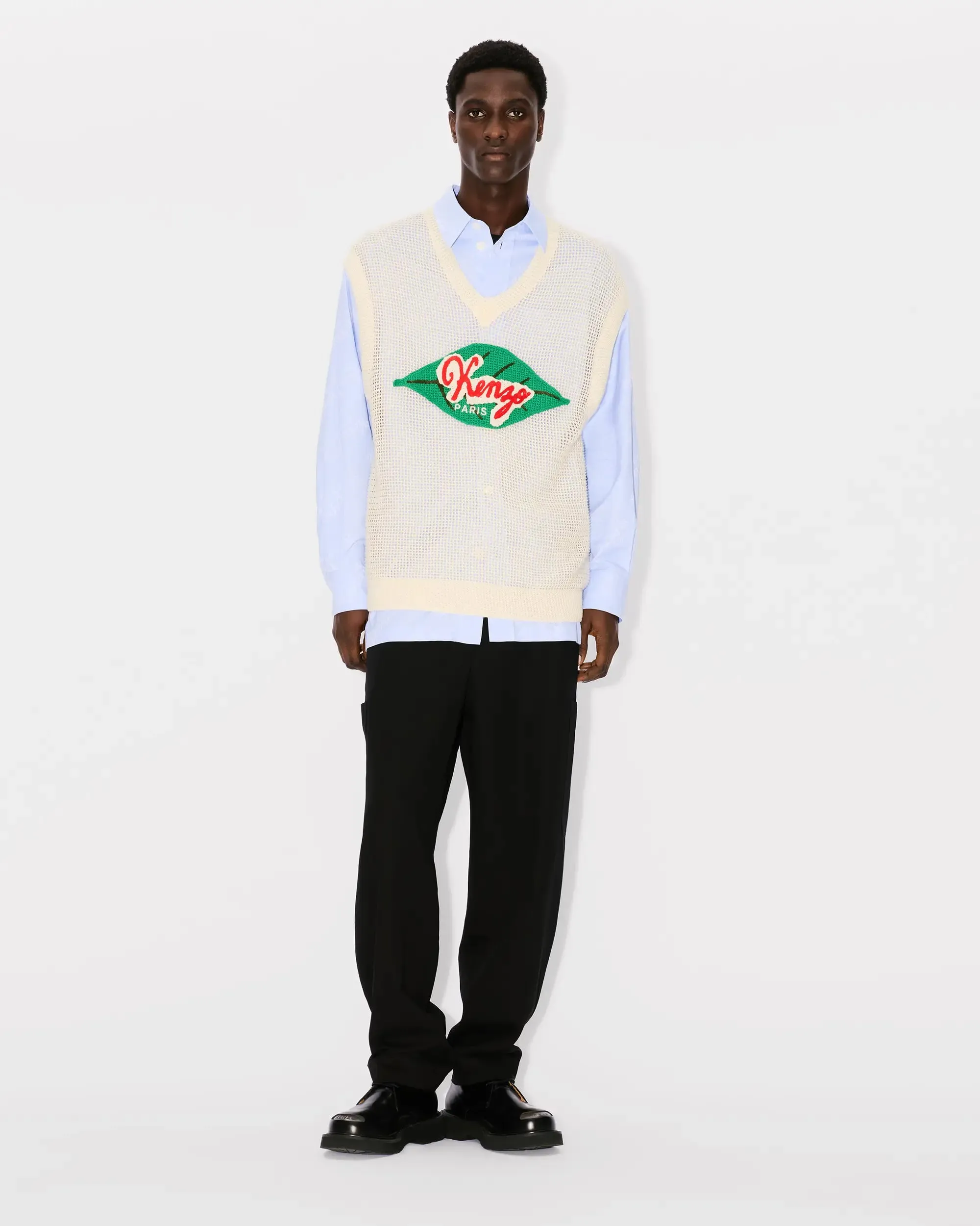 Kenzo Fruit Stickers Vest - Off White